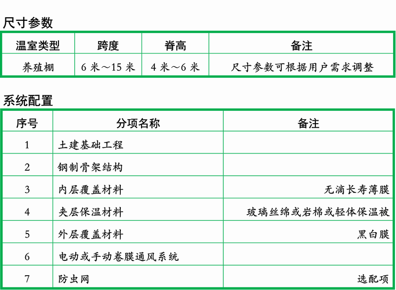 畜禽养殖大棚